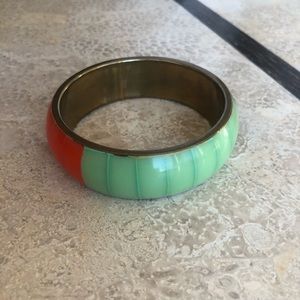 Vintage Tri- Colored Bangle Bracelet